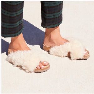 Birkenstock papillo daytona shearling sandals
